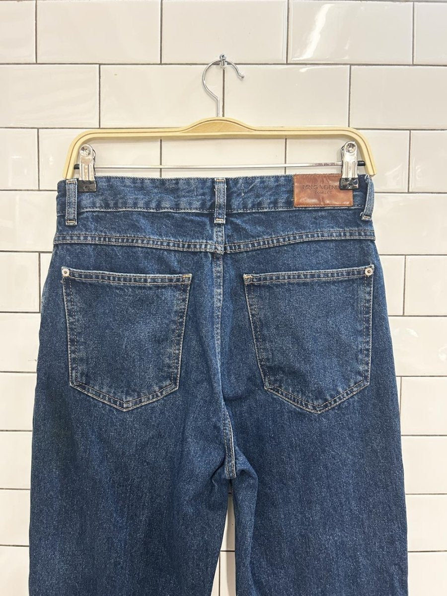 mango denim straight jeans - good market thrift store