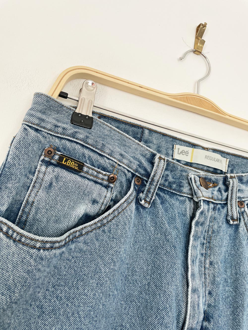 vintage 00s lee regular fit straight leg jeans