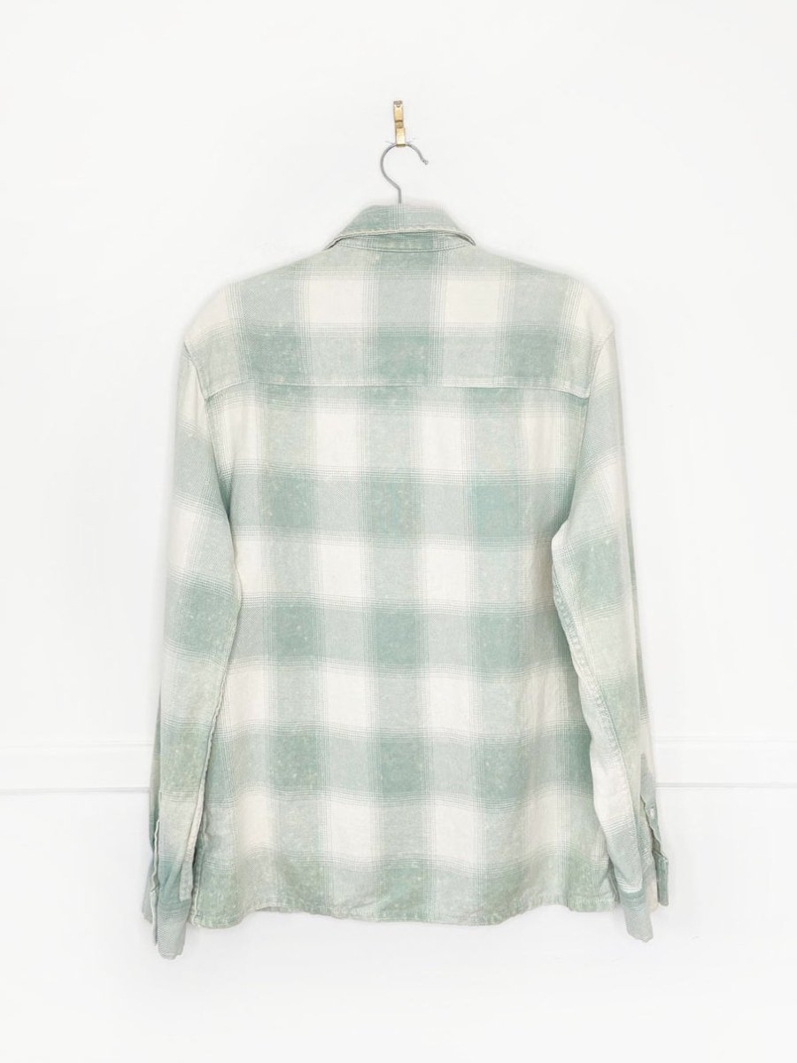 zara grunge plaid oversized shirt - good market thrift store