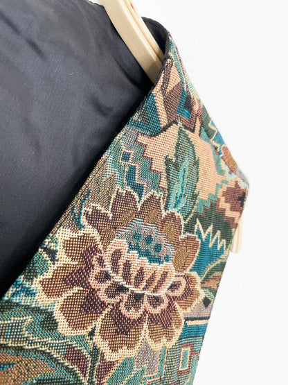 vintage southwestern rose tapestry vest - good market thrift store