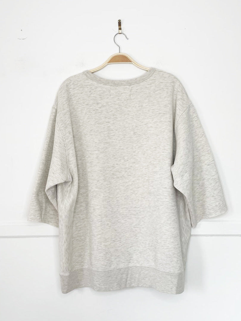 harvard embroidered spell out soft sweatshirt | league | rework