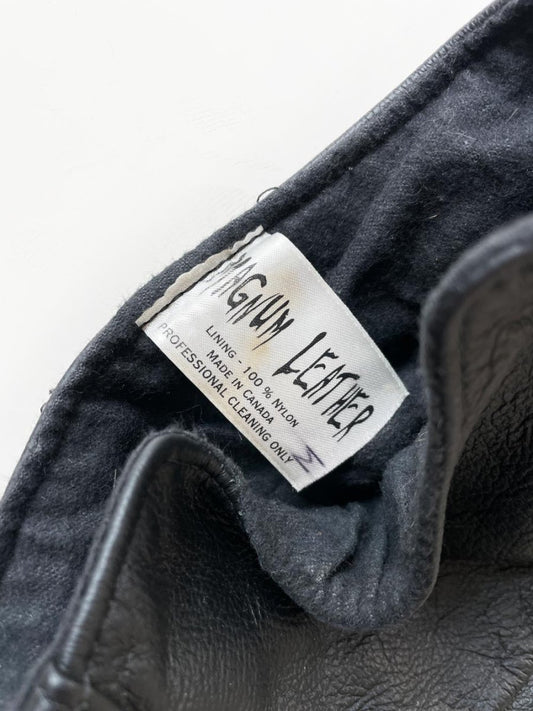 vintage magnum leather dickie - good market thrift store