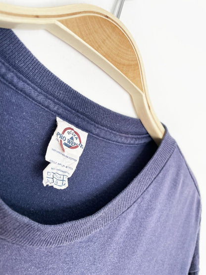 vintage 00s boston faded letter block tee | delta - good market thrift store