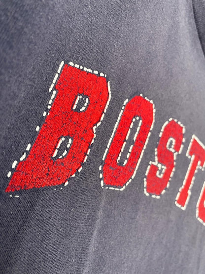 vintage 00s boston faded letter block tee | delta - good market thrift store