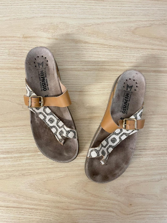 mephisto helen leather thong sandal - good market thrift store