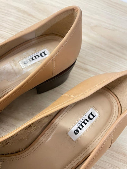 dune london heeled leather loafer - good market thrift store