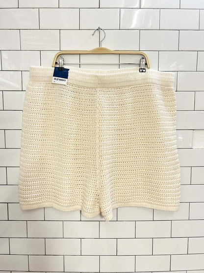 nwt old navy crochet shorts - good market thrift store