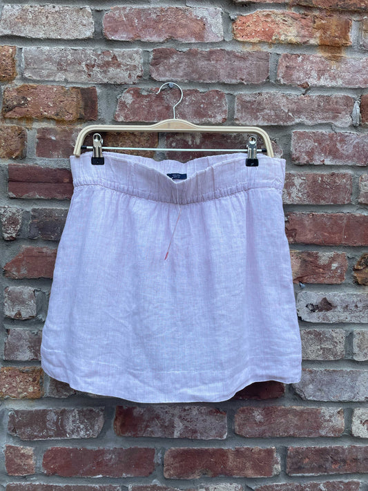 tommy hilfiger 100% linen mini skirt