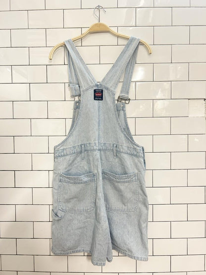 vintage 90s goodfellows denim overall shorts - good market thrift store