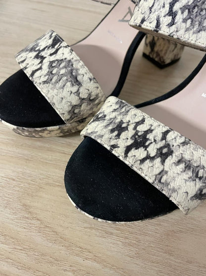 gadea spain snakeskin heeled sandal - good market thrift store