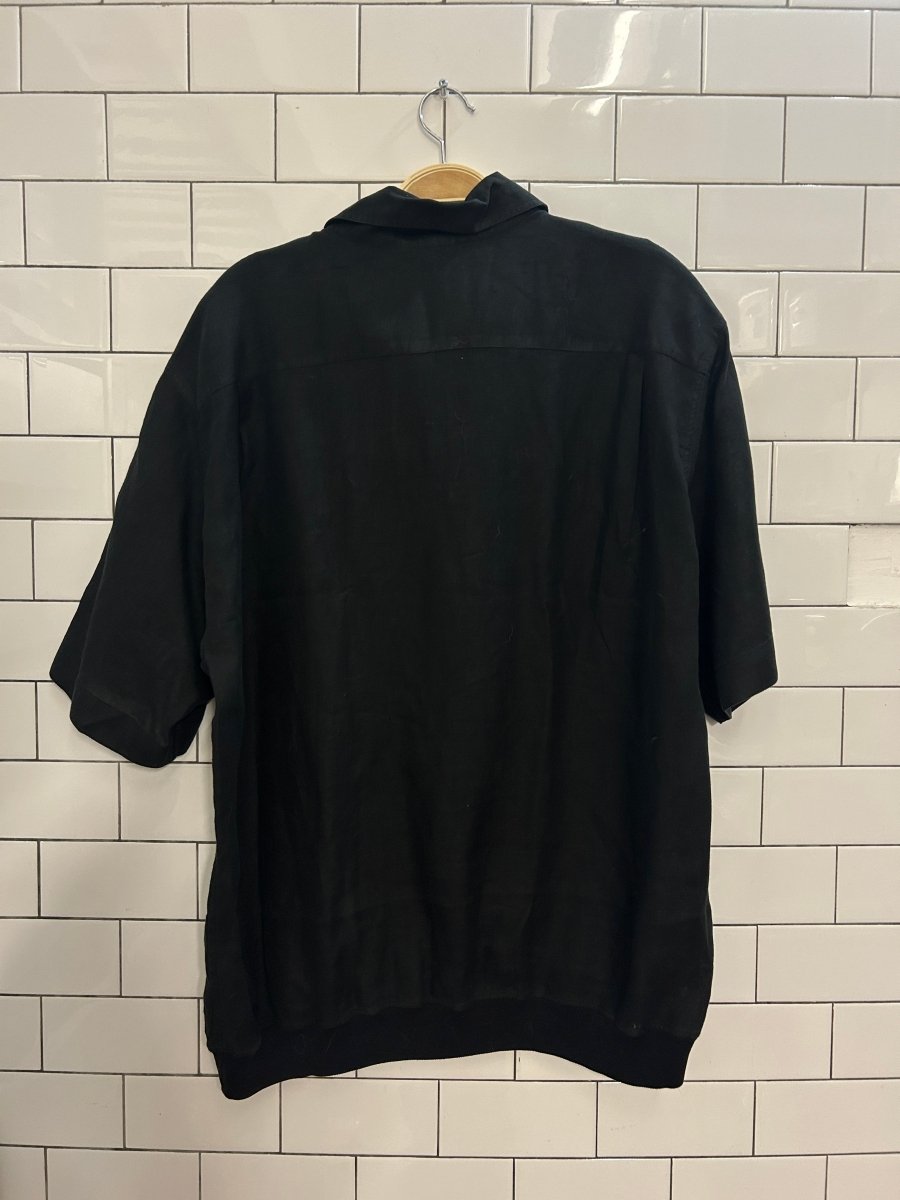 vintage gran sasso collared linen shirt - good market thrift store