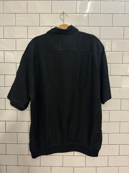 vintage gran sasso collared linen shirt - good market thrift store