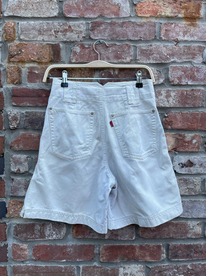 vintage 90s FRAPP high rise long denim short