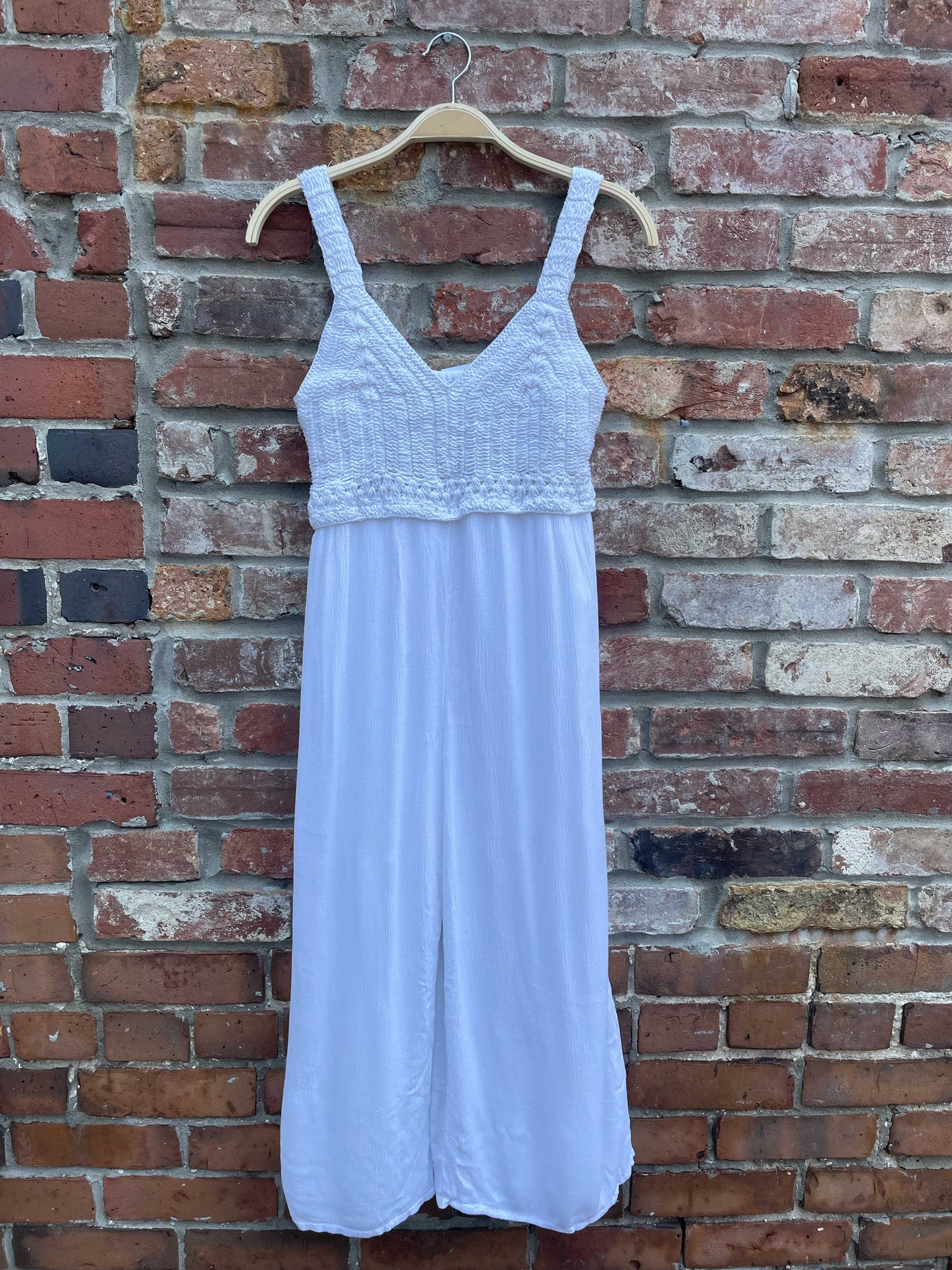 japna crochet top wide leg jumpsuit