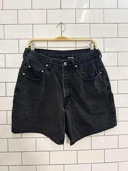 vintage 00s brittania denim shorts - good market thrift store