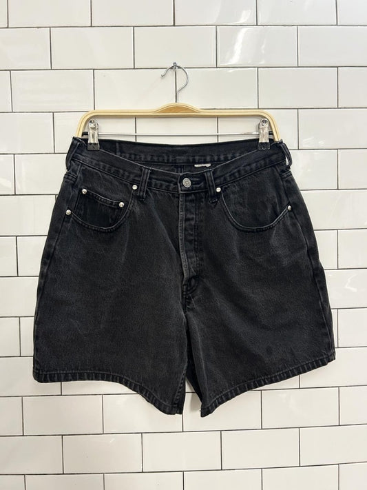 vintage 00s brittania denim shorts - good market thrift store