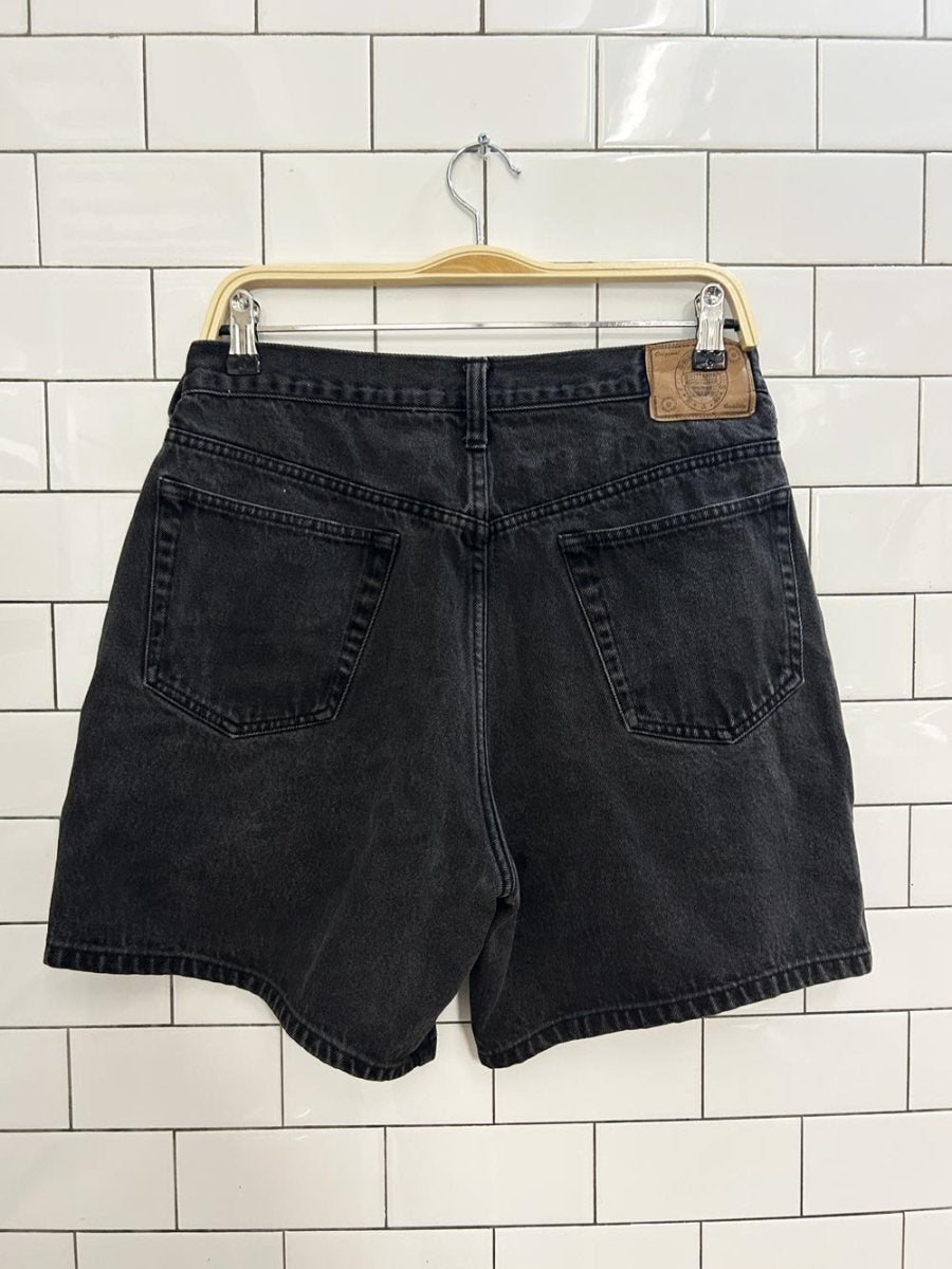 vintage 00s brittania denim shorts - good market thrift store