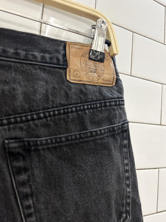 vintage 00s brittania denim shorts - good market thrift store