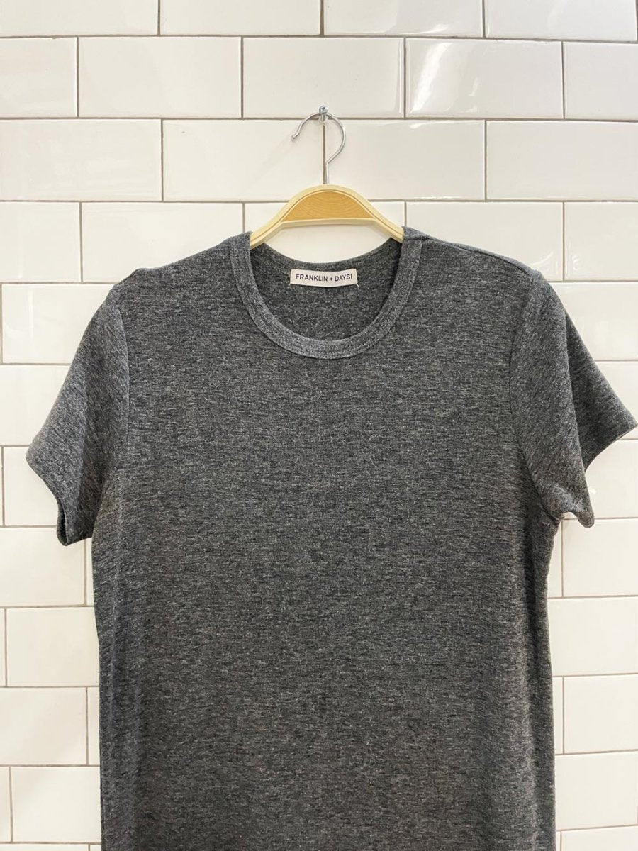 franklin + daysi knit t-shirt midi dress - good market thrift store