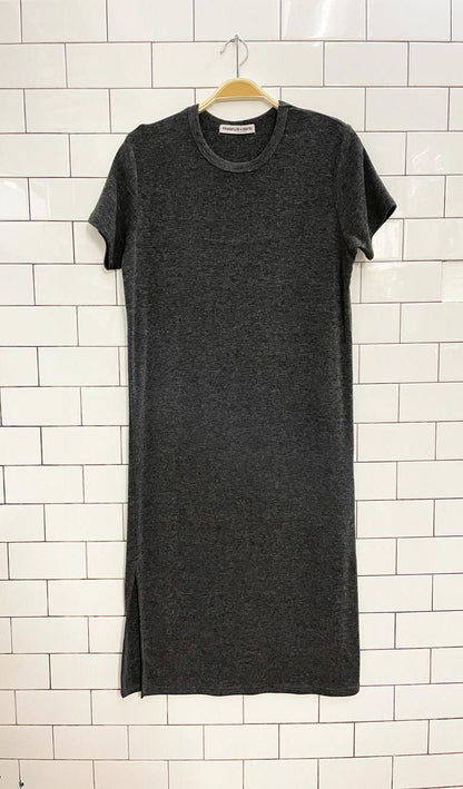 franklin + daysi knit t-shirt midi dress - good market thrift store