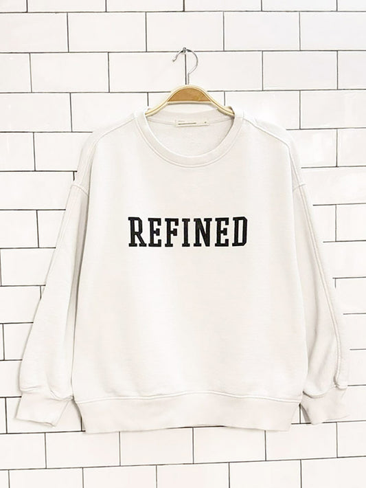 oak and fort refined oversized sweatshirt