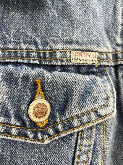 vintage 90s johnny g denim vest - good market thrift store