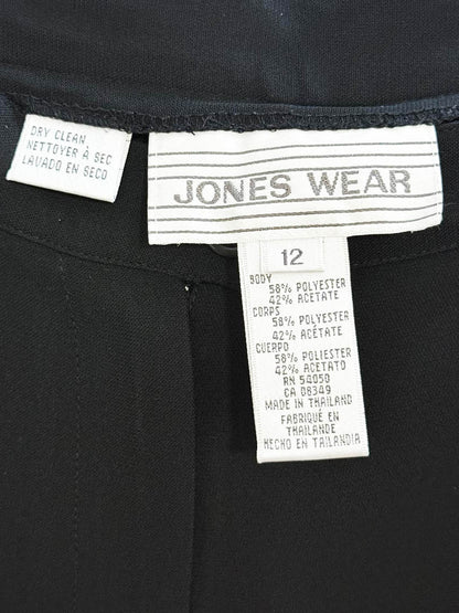 vintage 90s jones new york pleated high rise trousers