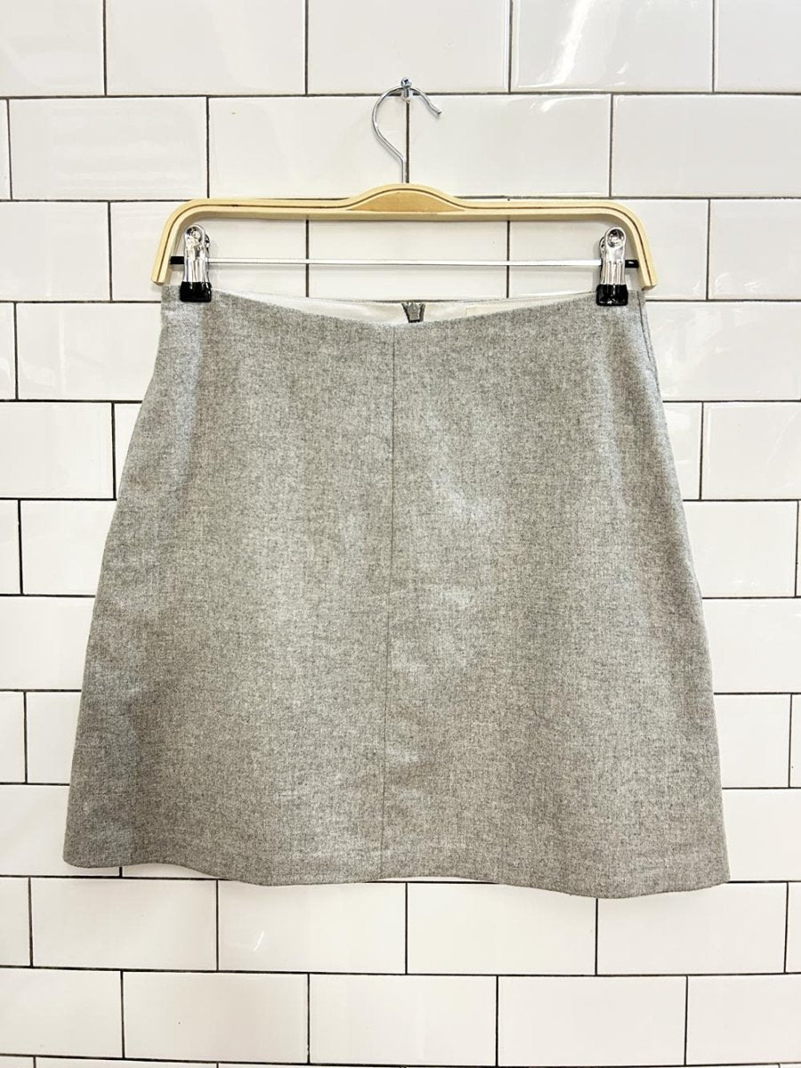 wilfred wool blend mini skirt - good market thrift store
