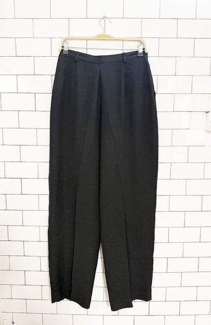 vintage 90s jones new york pleated high rise trousers