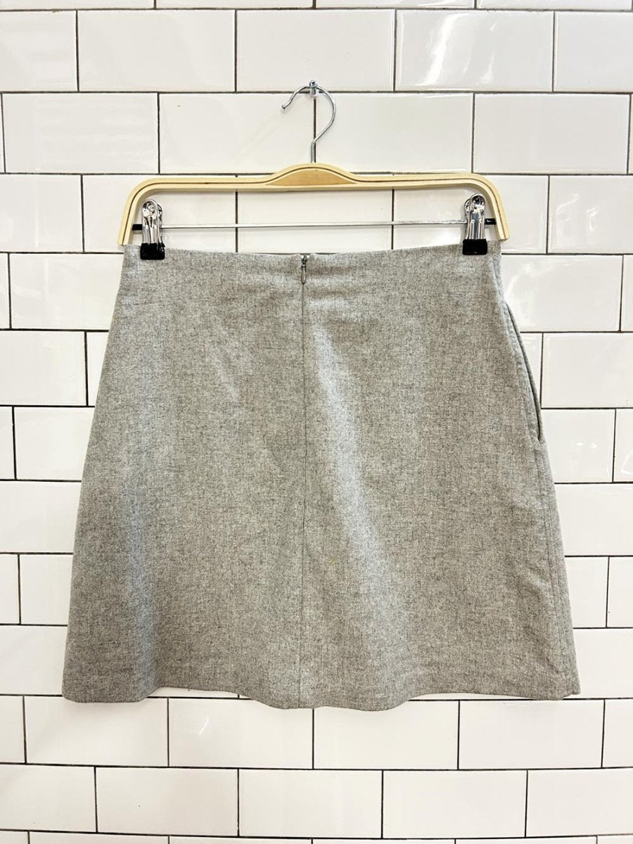 wilfred wool blend mini skirt - good market thrift store