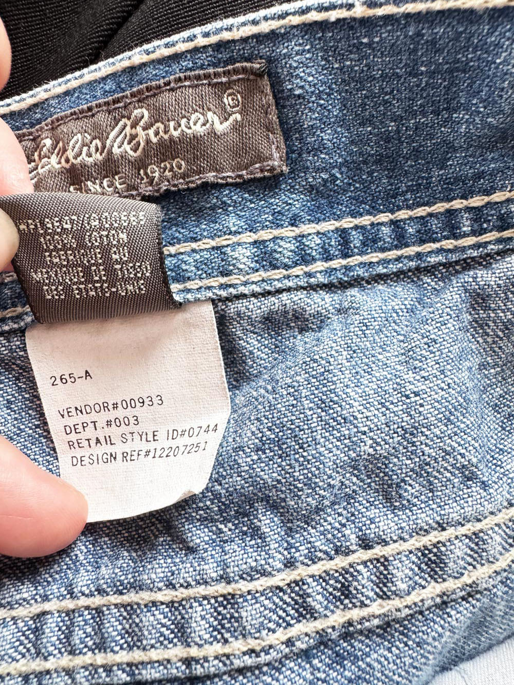 vintage 00s eddie bauer loose denim carpenter jorts