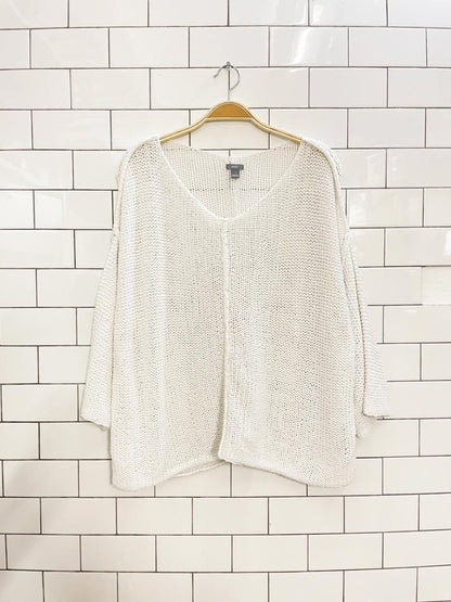aerie loose summer knit pullover - good market thrift store