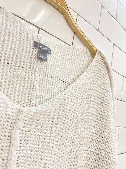 aerie loose summer knit pullover - good market thrift store