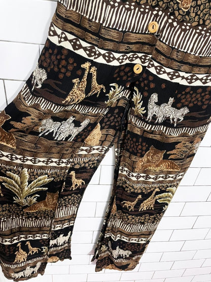 vintage 00s joseph ribkoff safari maxi shirt - good market thrift store