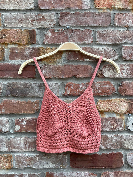 streetwear crochet bra top