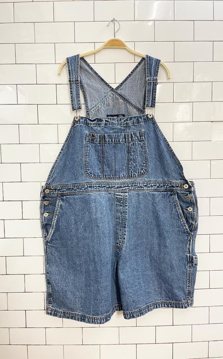 vintage 00s venezia carpenter overall shorts - good market thrift store