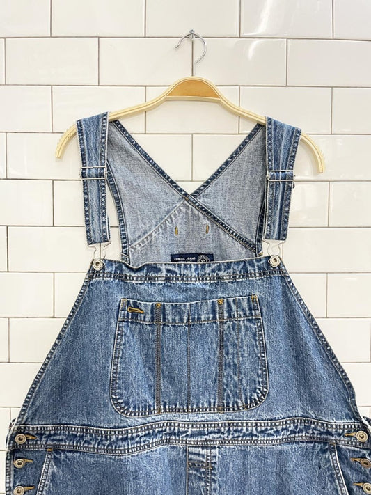 vintage 00s venezia carpenter overall shorts - good market thrift store