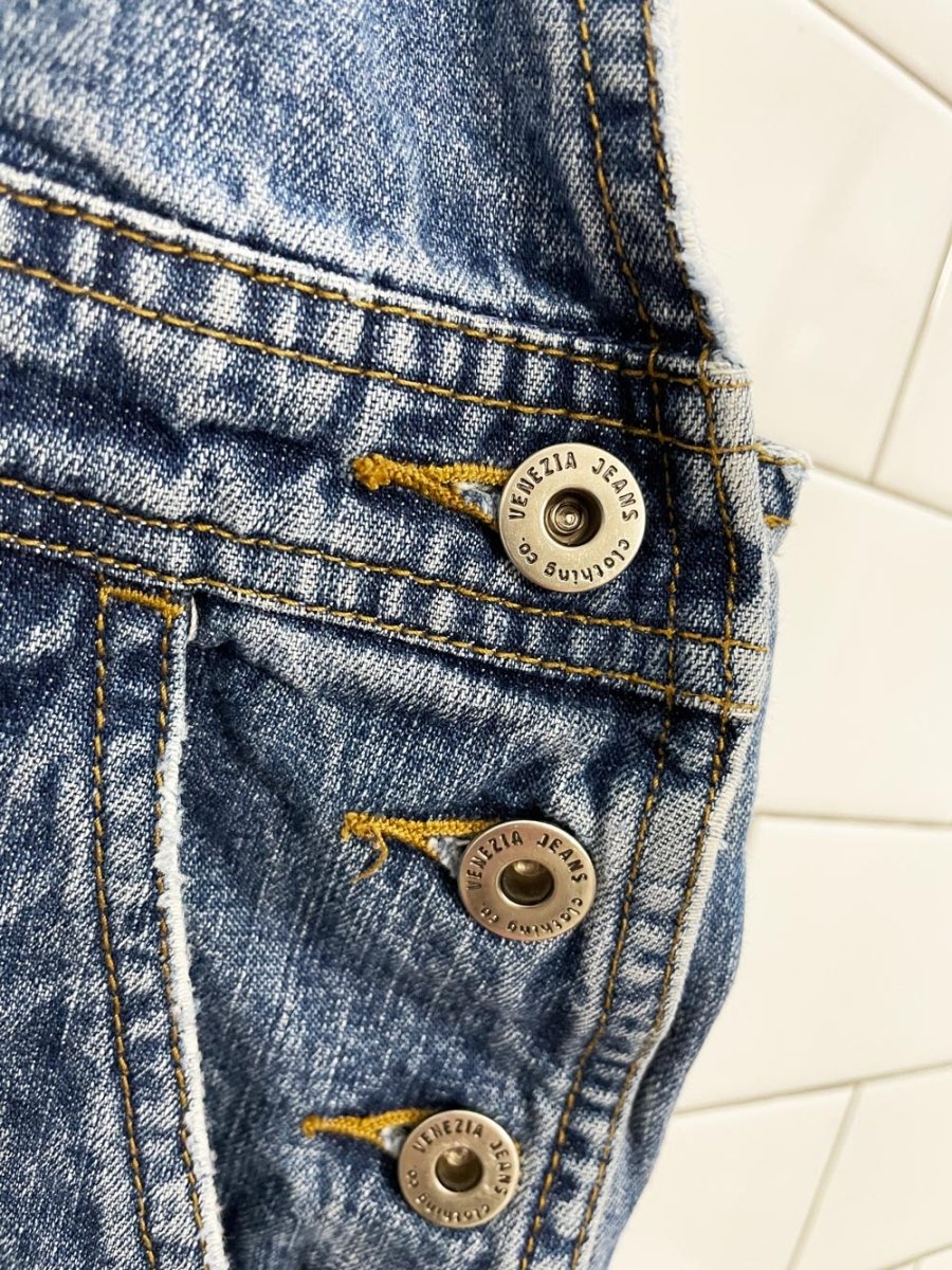 vintage 00s venezia carpenter overall shorts - good market thrift store