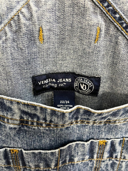 vintage 00s venezia carpenter overall shorts - good market thrift store