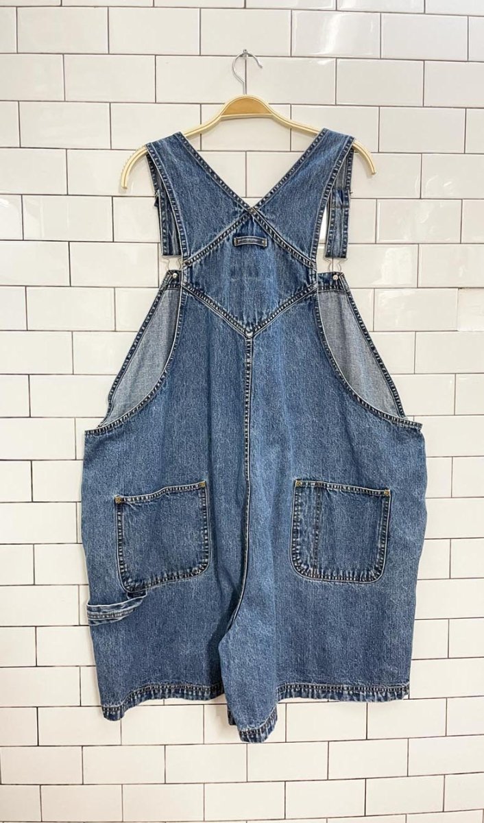 vintage 00s venezia carpenter overall shorts - good market thrift store