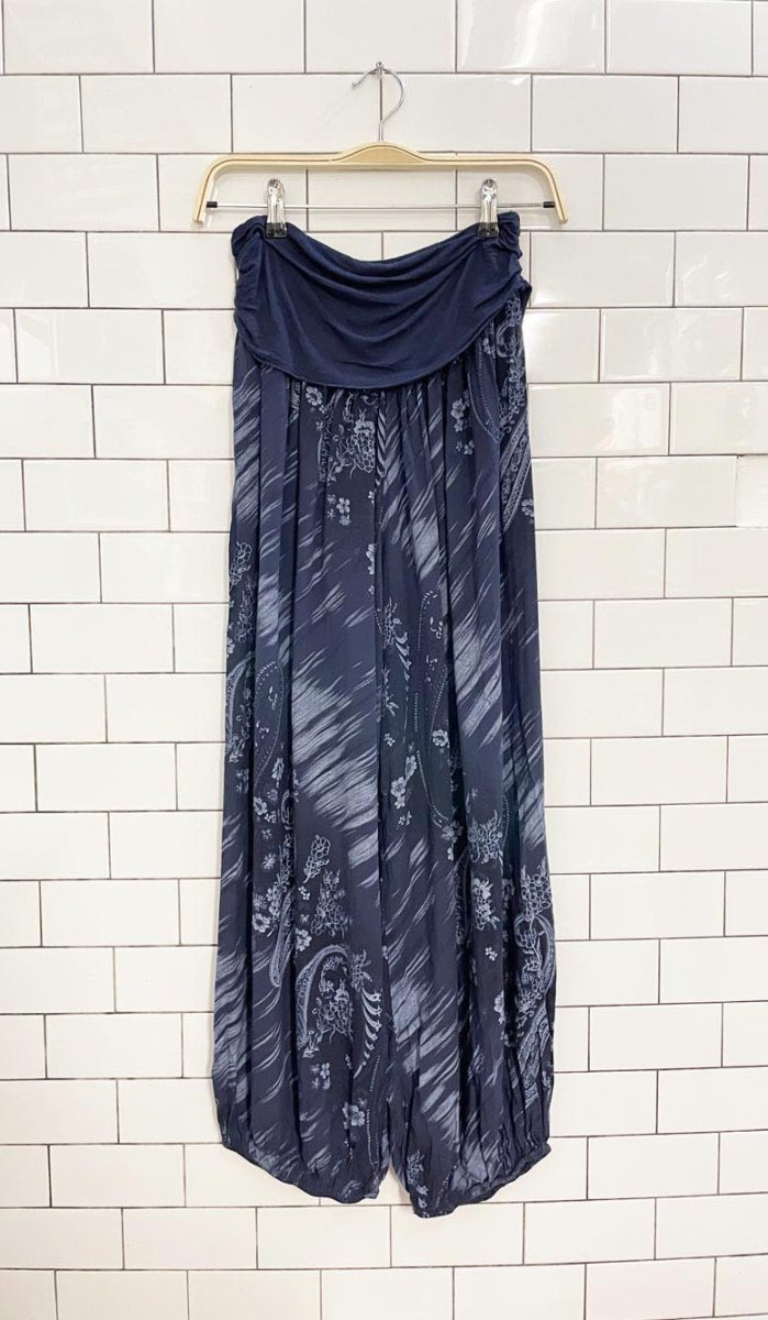 boho paisley balloon leg lounge pant - good market thrift store