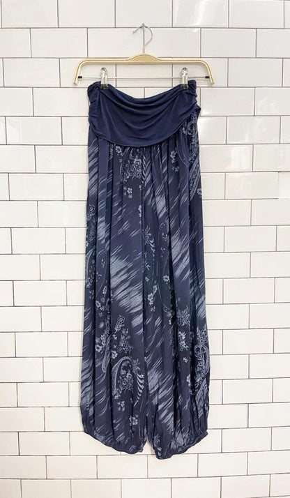 boho paisley balloon leg lounge pant - good market thrift store