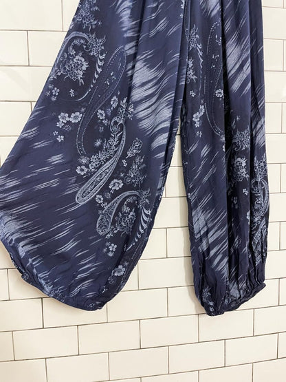 boho paisley balloon leg lounge pant - good market thrift store