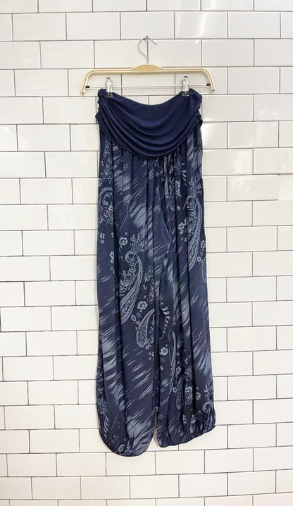 boho paisley balloon leg lounge pant - good market thrift store