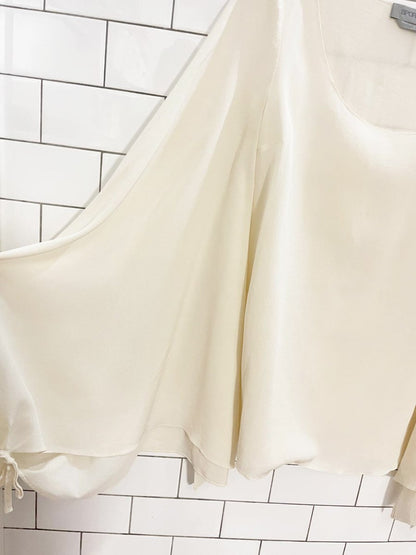 sportmax 100% silk bell sleeve blouse - good market thrift store