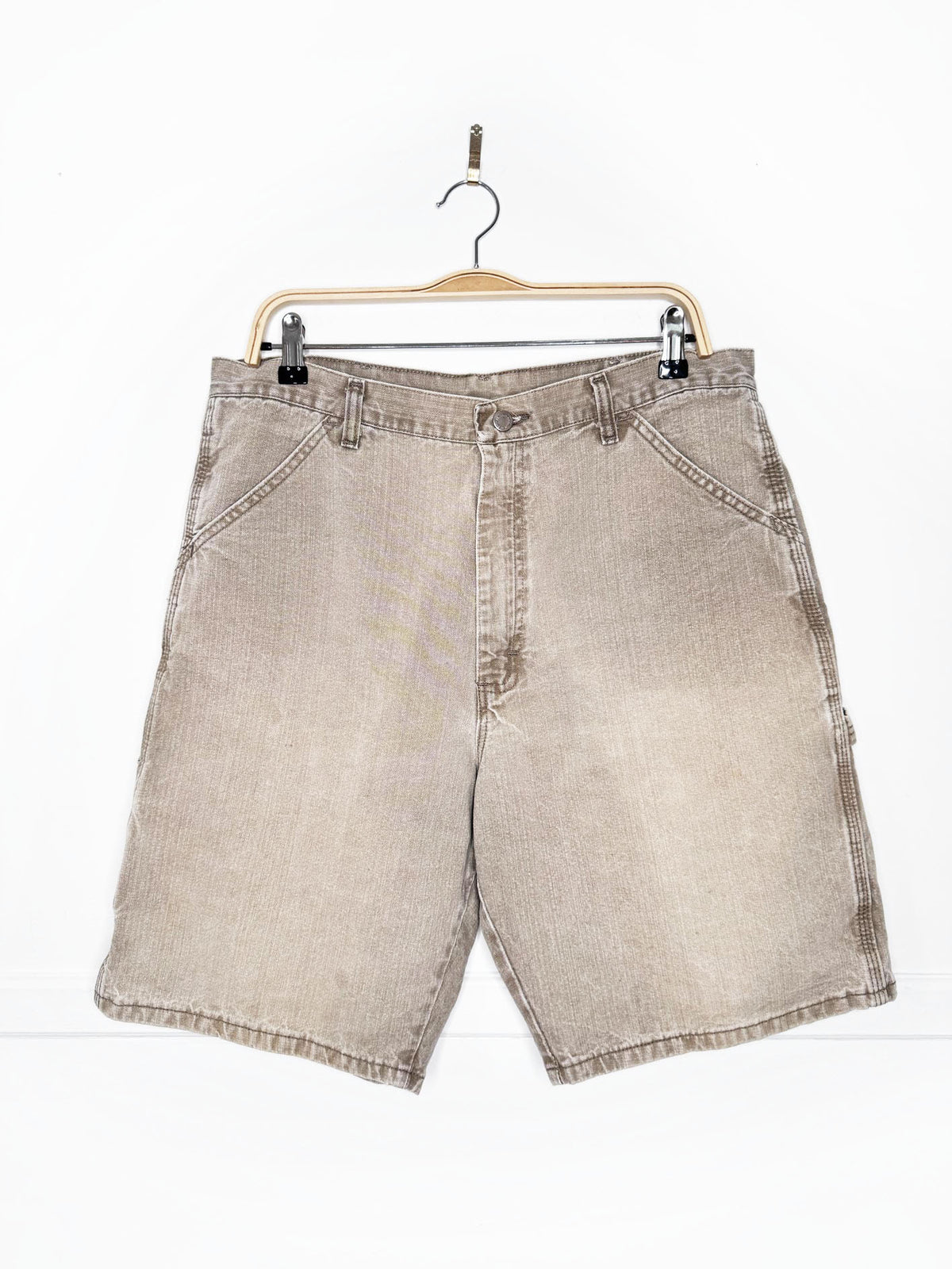 vintage wrangler hero denim carpenter jorts