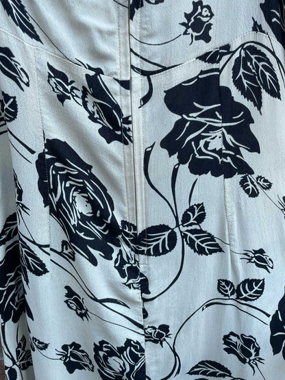 vintage 90s le chateau rose midi dress