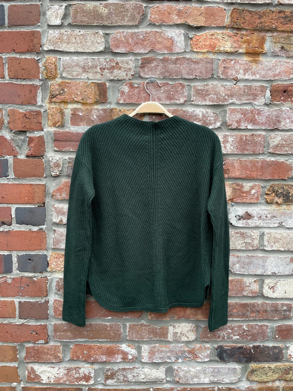 babaton chalmers wool ribbed mockneck sweater