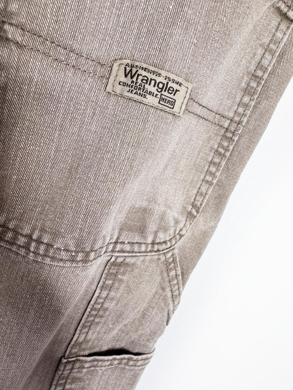 vintage wrangler hero denim carpenter jorts