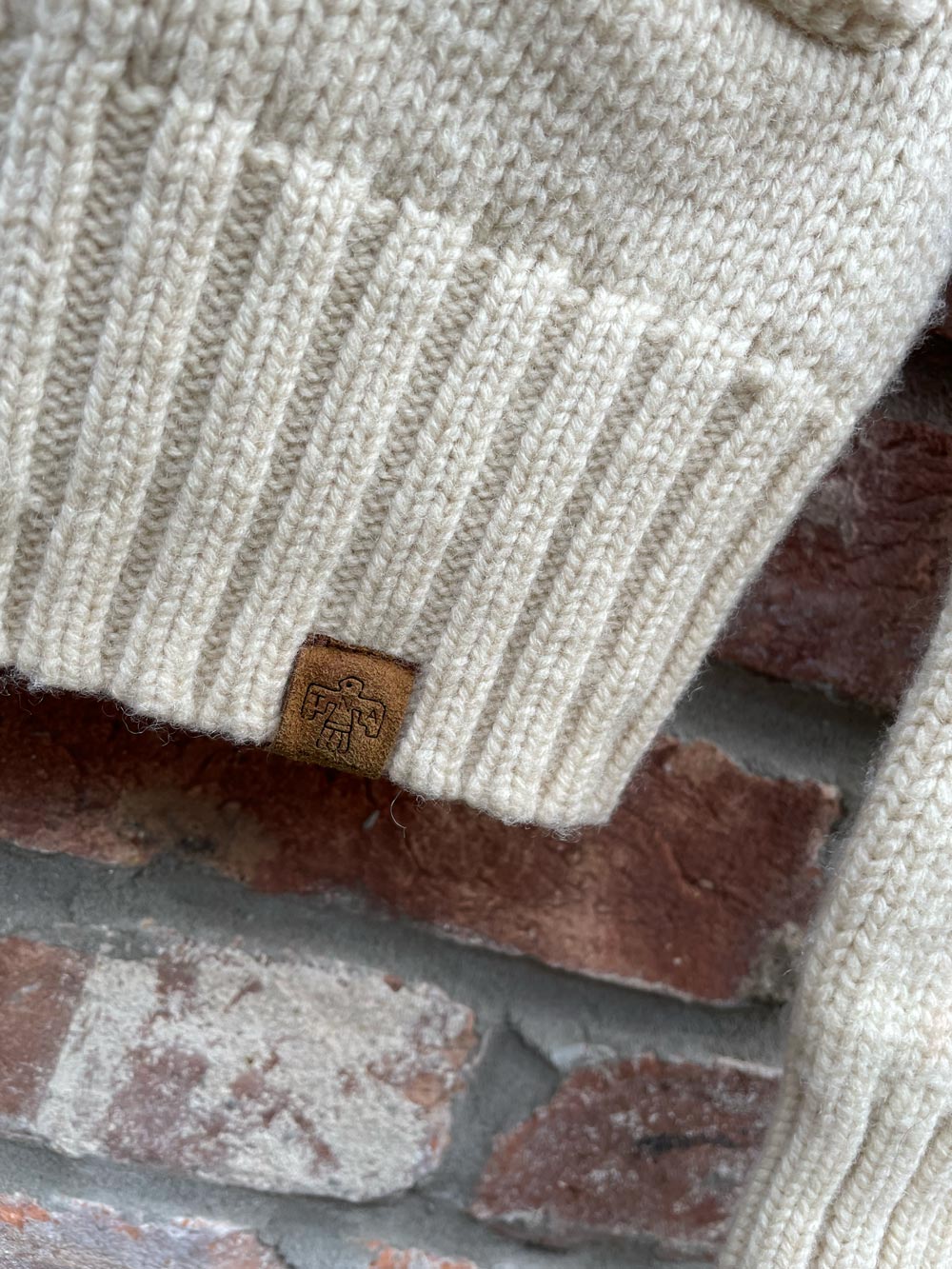 tna hamsa wool cowichan cardigan sweater